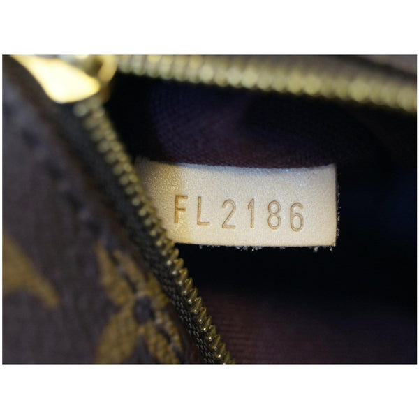 LOUIS VUITTON Iena PM Monogram Canvas Shoulder Bag Brown