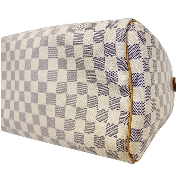 LOUIS VUITTON Damier Azur Speedy 30 Satchel Handbag-US