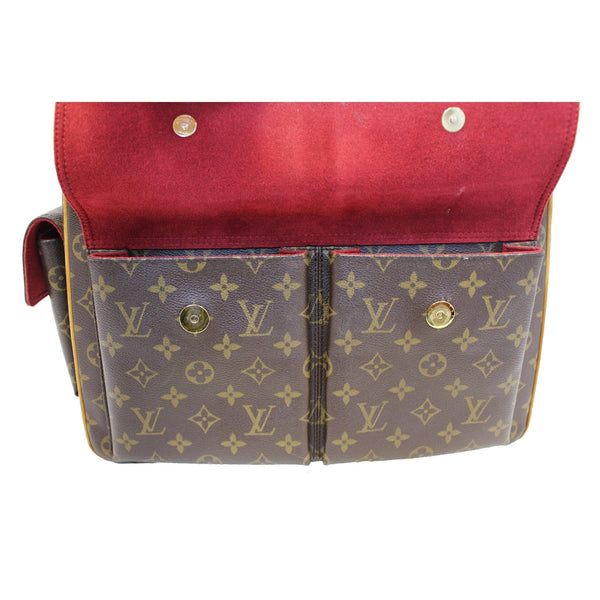 LOUIS VUITTON Multipli Cite Monogram Canvas Shoulder Bag Brown