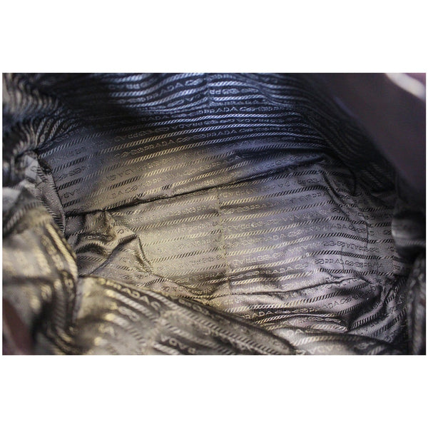 PRADA Gaufre Nappa Leather Hobo Bag Brown-US