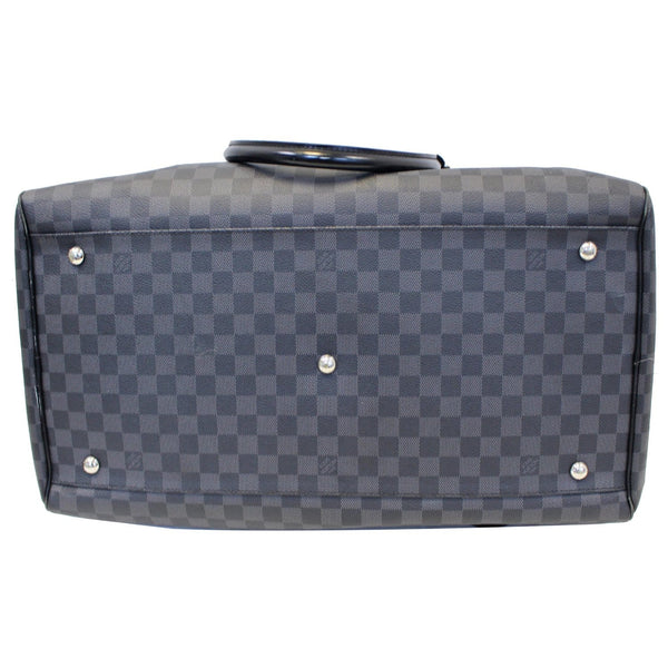 LOUIS VUITTON Roadster Damier Graphite Travel Bag Black