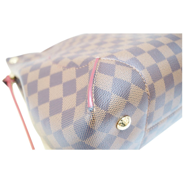 LOUIS VUITTON Caissa Damier Ebene Hobo Bag Brown-US