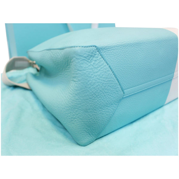 Tiffany & Co Color Block Shoulder Bag Off-white/Blue-US