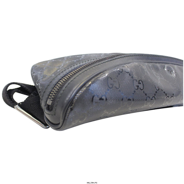 GUCCI GG Imprime Monogram Waist Bum Bag Black 233269