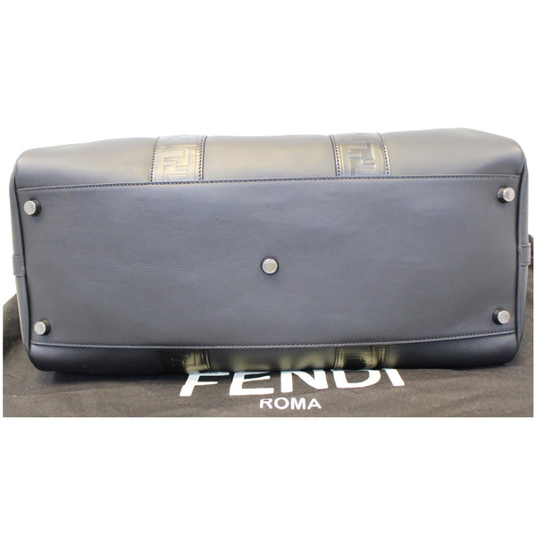 Fendi Satchel Black Leather Weekender - authentic to use