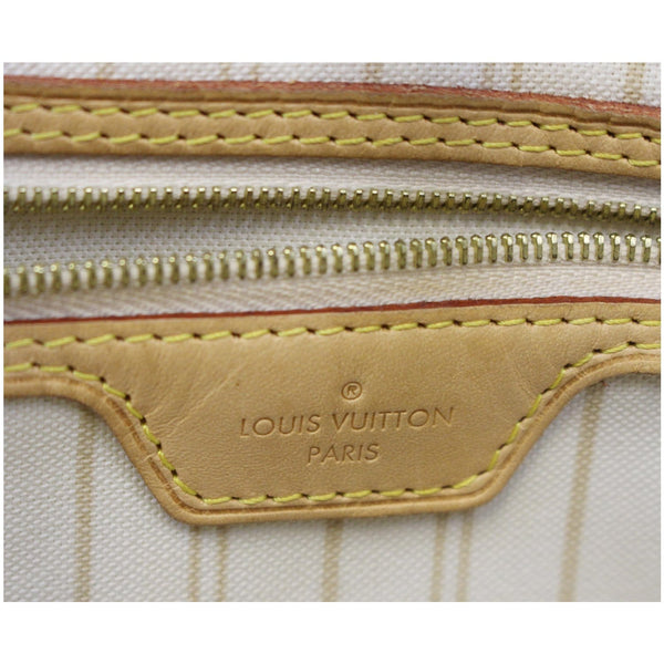 Louis Vuitton Neverfull GM Damier Azur Tote Bag - lv zip