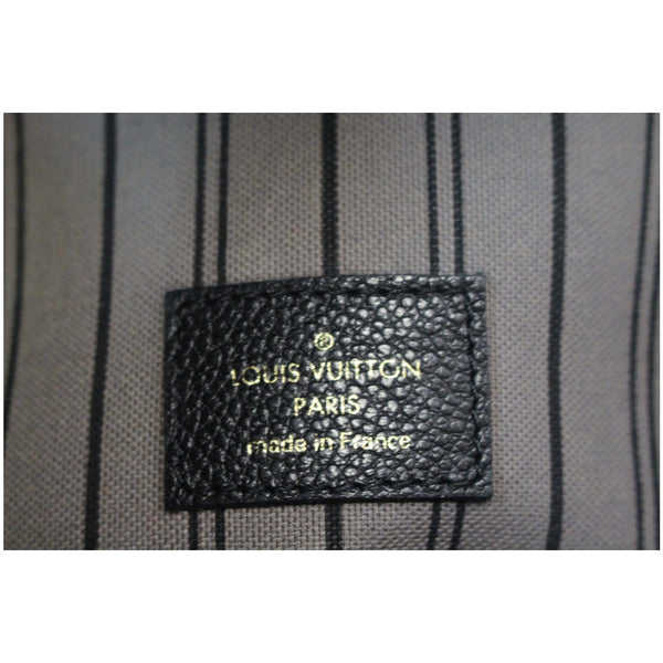 lv Metis Pochette Empreinte Leather Tote brand tag