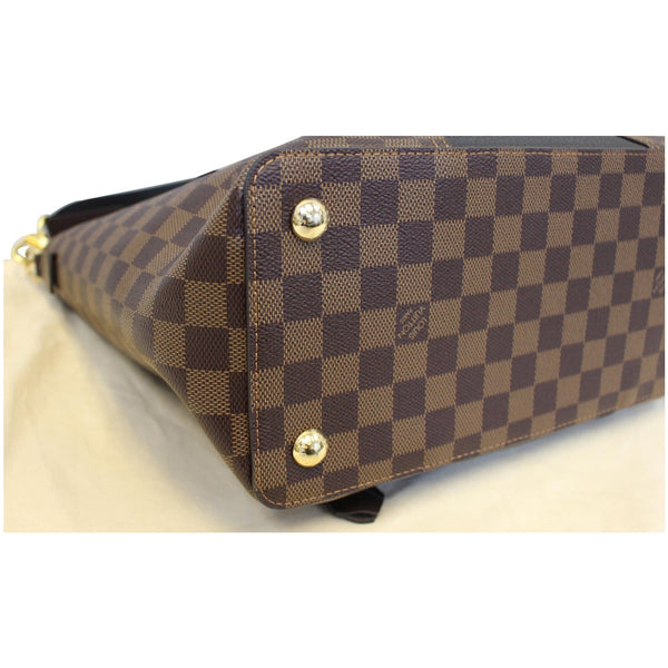 LOUIS VUITTON Jersey Damier Ebene Shoulder Bag Black