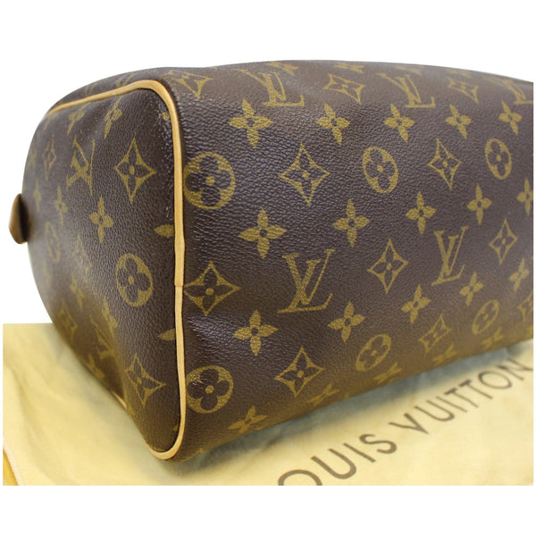 LOUIS VUITTON Speedy 25 Monogram Canvas Satchel Bag Brown-US