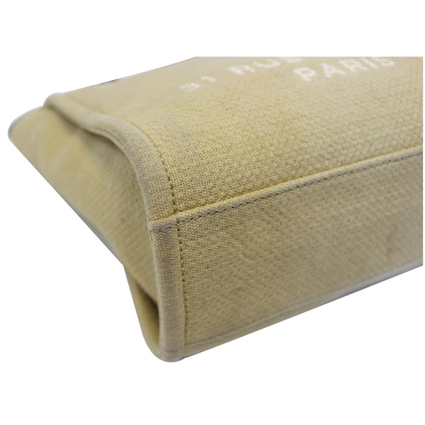 CHANEL Deauville Mini Chian Tote Bag Beige/Black-US