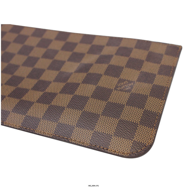 LOUIS VUITTON Pochette Wristlet Pouch Damier Ebene Neverfull MM-US