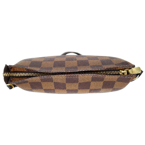 Louis Vuitton Damier Ebene Truth Makeup Pouch Bag - bottom view