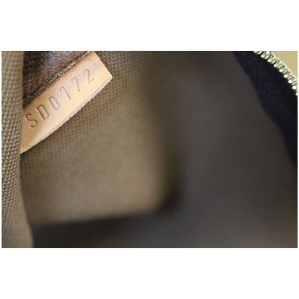 LOUIS VUITTON Pochette Eva Monogram Canvas Clutch Bag Brown