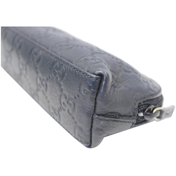 GUCCI Guccissima Cosmetic Case Bag Black 272367