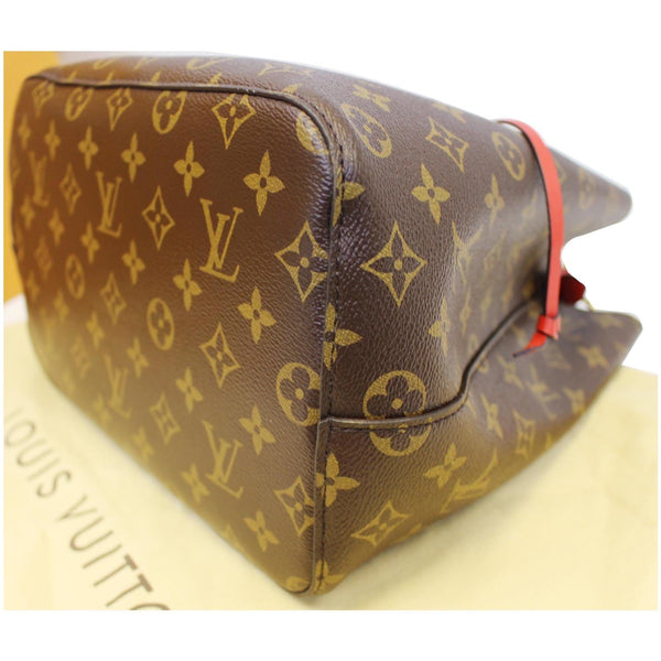LOUIS VUITTON Neonoe Monogram Canvas Shoulder Bag Coquelicot-US