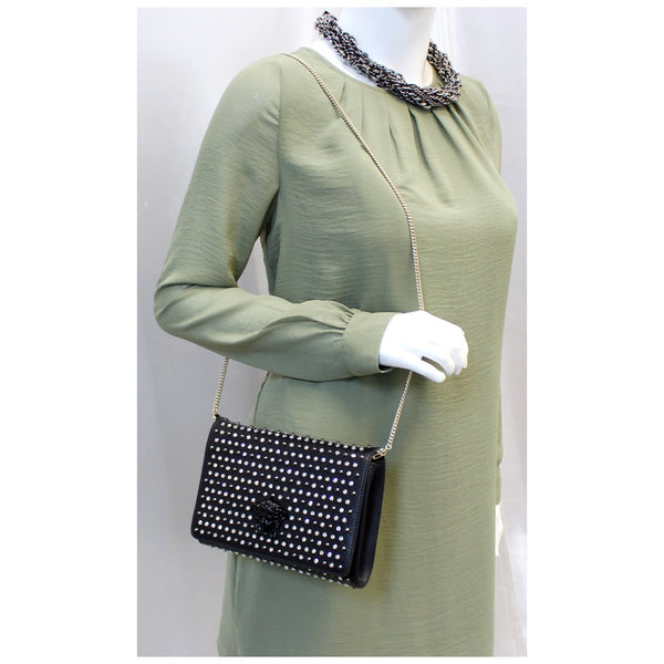 Versace City Stud Palazzo Evening Shoulder Crossbody Bag-US