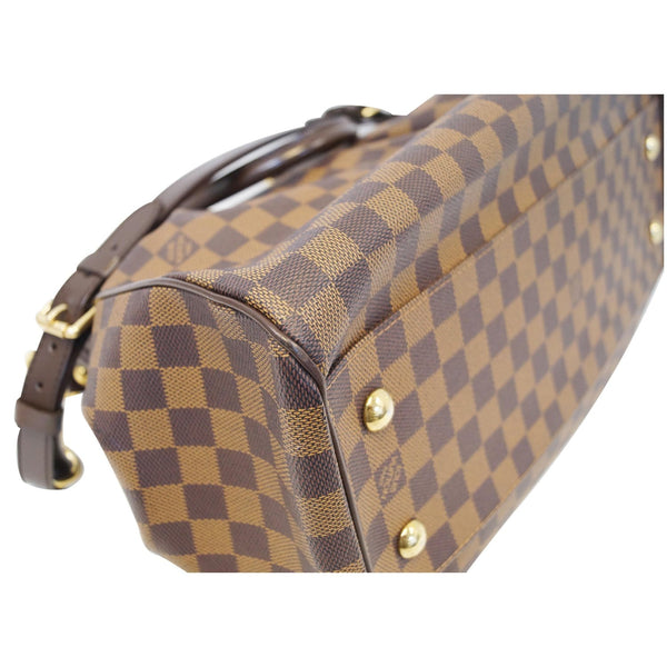 LOUIS VUITTON Trevi GM Damier Ebene Shoulder Handbag Brown