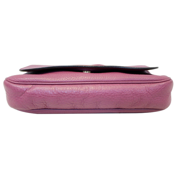 GUCCI Soho Chain Purple Leather Crossbody Bag-US