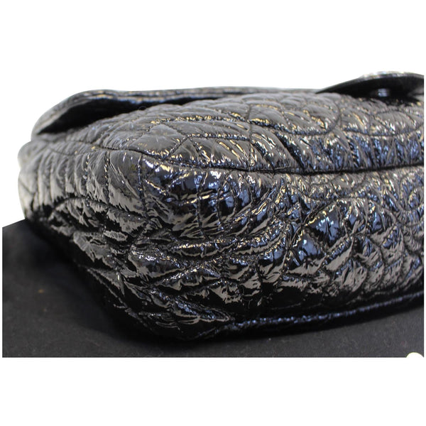 Chanel Single Flap Bag Quilted Pattern Jumbo Black - side view