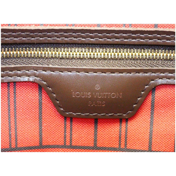 LOUIS VUITTON Neverfull MM Damier Ebene Tote Shoulder Bag Brown-US