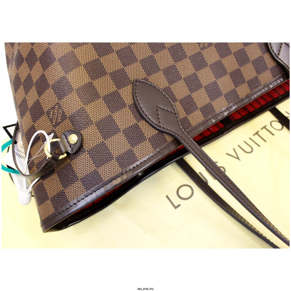 LOUIS VUITTON Neverfull MM Damier Ebene Shoulder Bag-US