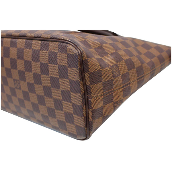 LOUIS VUITTON Saleya PM Damier Ebene Tote Shoulder Bag Brown