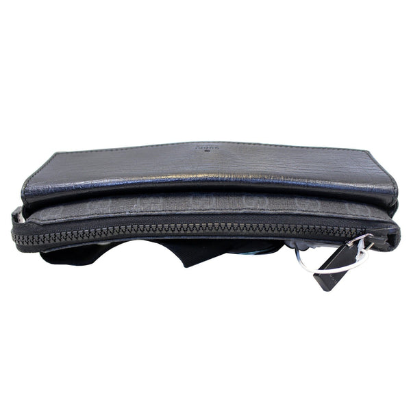 GUCCI GG Supreme Monogram Waist Bum Bag Black 161833-US