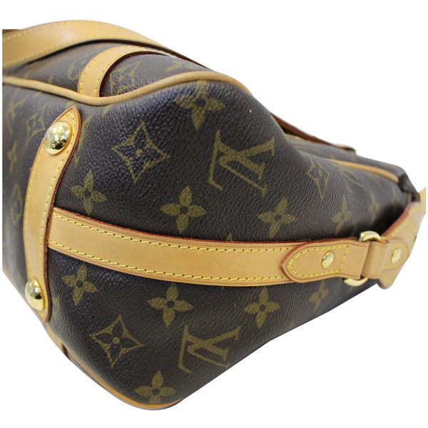 LOUIS VUITTON Stresa PM Monogram Canvas Shoulder Bag Brown
