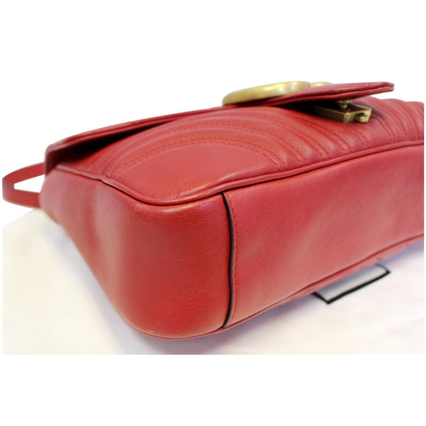Gucci GG Shoulder Bag Marmont Matelasse Leather - side view