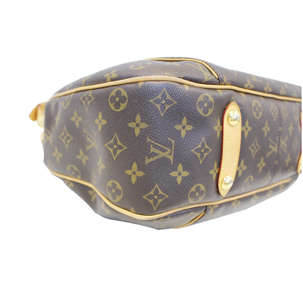 LOUIS VUITTON Galliera PM Monogram Canvas Shoulder Bag Brown