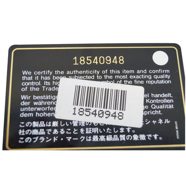 Chanel Boy Flap Bag Enchained Medium Calfskin Leather tag number