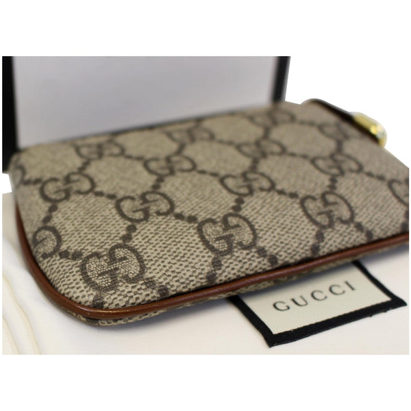 GUCCI GG Supreme Monogram Key Case Beige-US