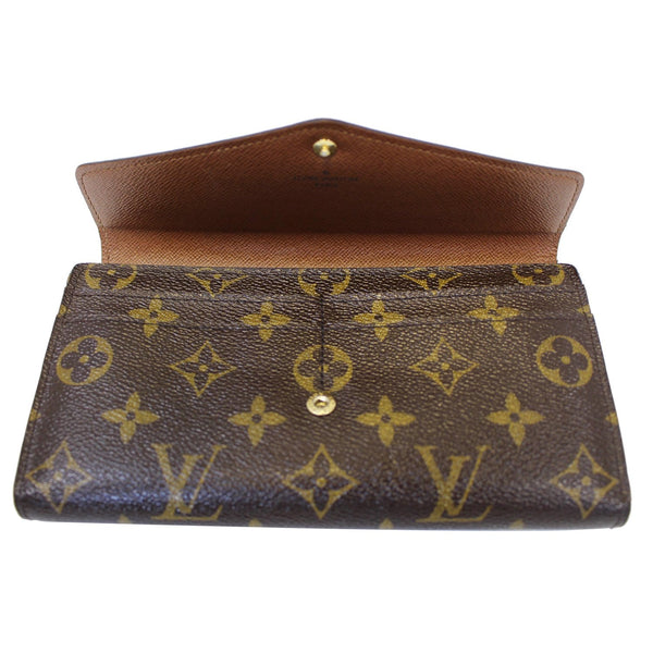 LOUIS VUITTON Sarah NM Monogram Canvas Wallet Brown-US