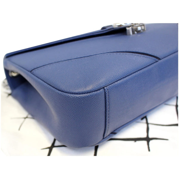 CHANEL CC Chevron Flap Shoulder Crossbody Bag Blue-US