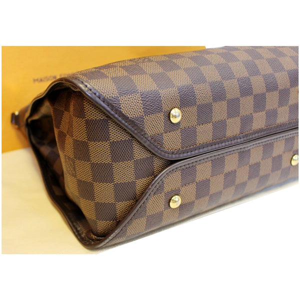 LOUIS VUITTON Duomo Damier Ebene Crossbody Bag Brown