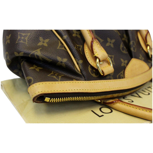 Louis Vuitton Tivoli - Lv Monogram Canvas Shoulder Handbag - gold zip