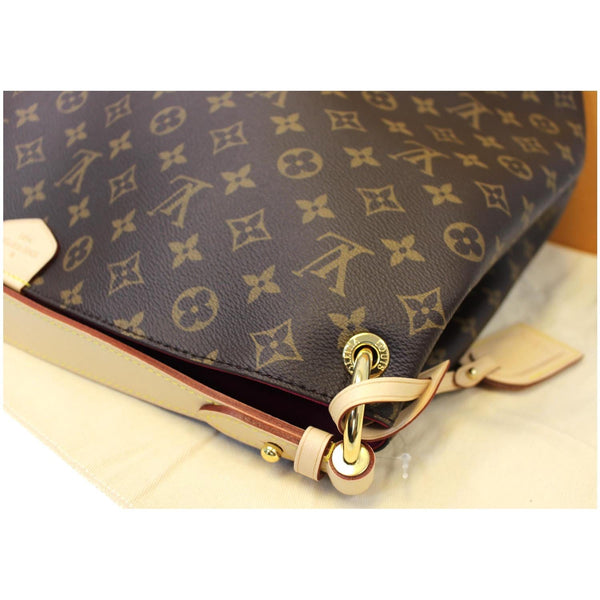 LOUIS VUITTON Graceful MM Monogram Canvas Shoulder Bag-US