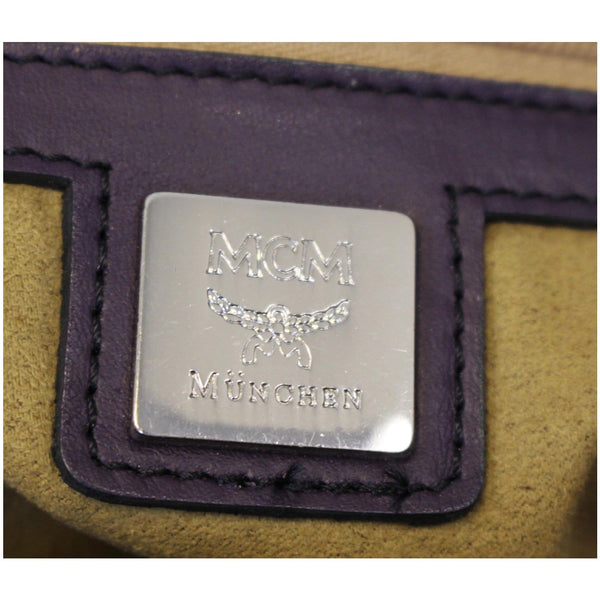 MCM Visetos Lion Princess Boston Bag Black-US