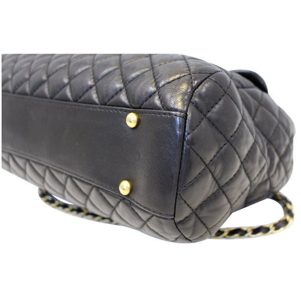 CHANEL Large Shopping Flap Shoulder Bag Black-US