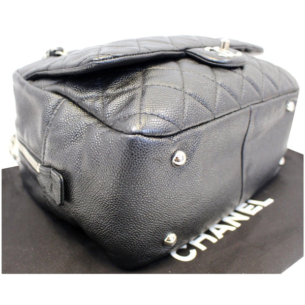 CHANEL Camera Case Quilted Caviar Leather Medium Flap Shoulder Bag-US