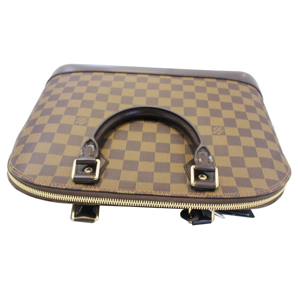 LOUIS VUITTON Alma Damier Ebene Satchel Bag Brown-US
