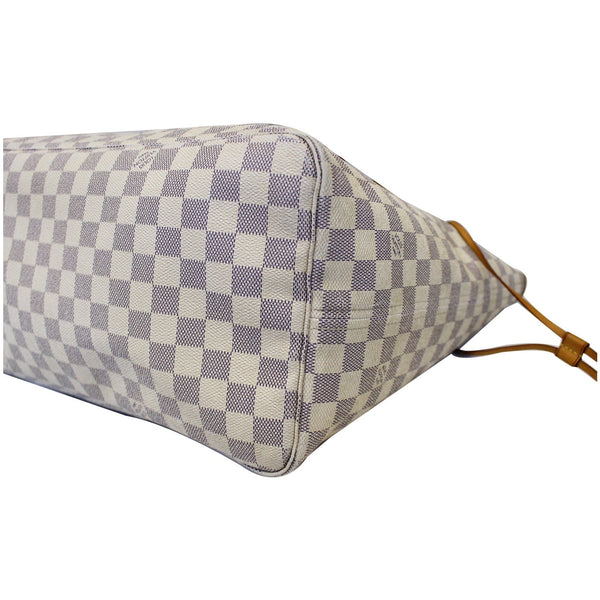 LOUIS VUITTON Neverfull GM Damier Azur Tote Shoulder Bag White-US