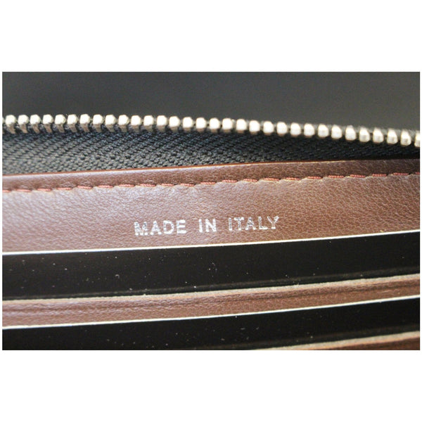 Chanel Wallet Lambskin Chevron Quilted Zip - interior