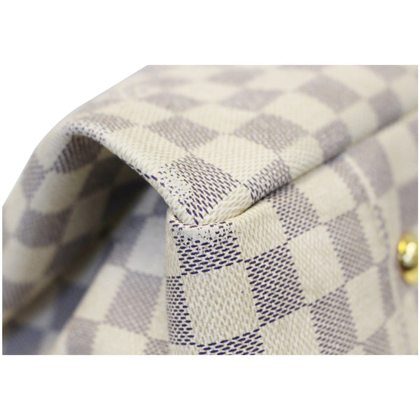 LOUIS VUITTON Artsy MM Damier Azur White Shoulder Bag