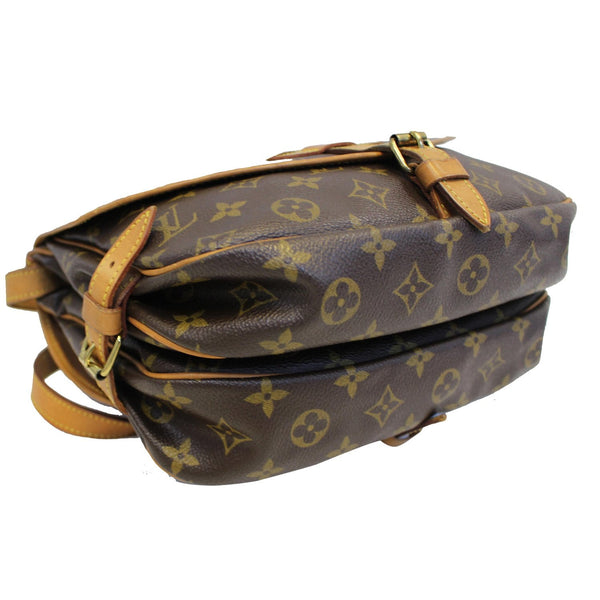 LOUIS VUITTON Saumur 30 Monogram Canvas Shoulder Bag Brown-US