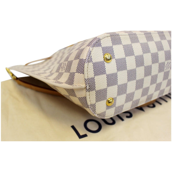 LOUIS VUITTON Girolata Damier Azur Shoulder Bag White