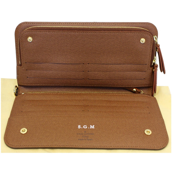 LOUIS VUITTON Insolite Monogram Canvas Wallet Brown