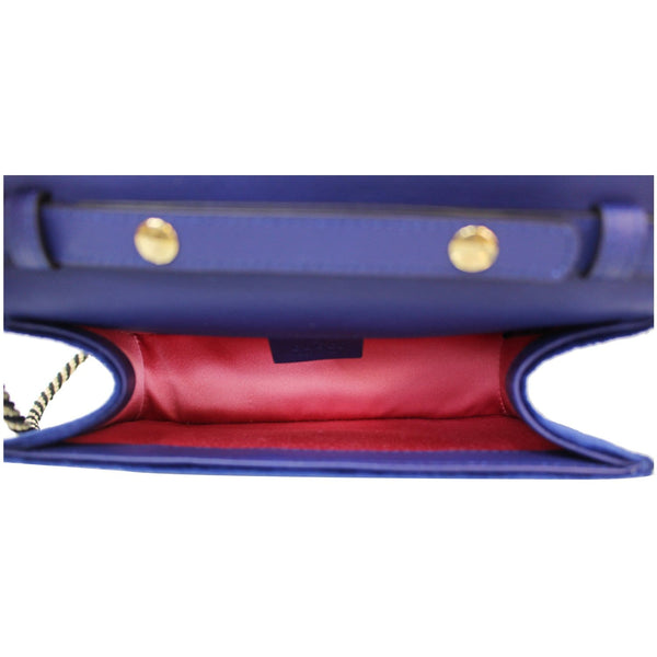 Gucci Broadway Mini Velvet Crossbody Bag inner preview