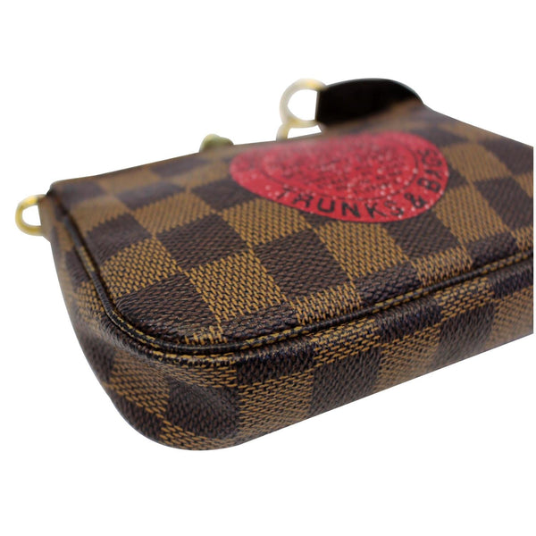 LOUIS VUITTON Trunks and Bags Damier Ebene Mini Pochette Accessories-US