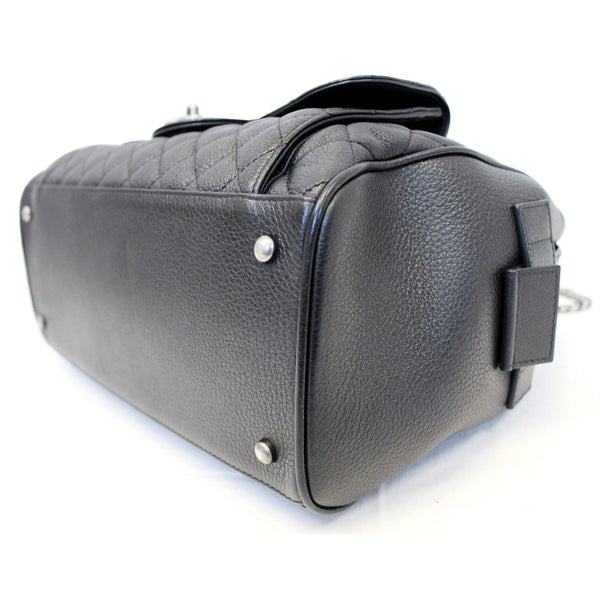 CHANEL Metallic Grained Calfskin Quilted Leather Bowling Bag-US